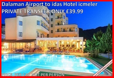 Dalaman Airport to idas Hotel icmeler